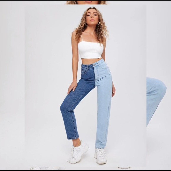 SHEIN Denim - SHEIN - High Waist Straight Jeans - 8/10 - Never Worn